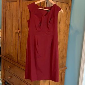 Mossimo stretch dress in a burgundy wine color, 8